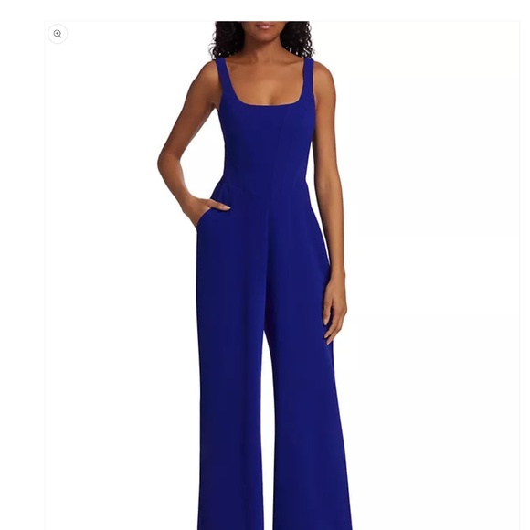 Amanda Uprichard blue corset jumpsuit - Picture 2 of 6